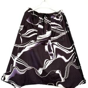 Y-3 Yohji Yamamoto Cotton Drop Crotch MOTION SAROUL Track Pants L